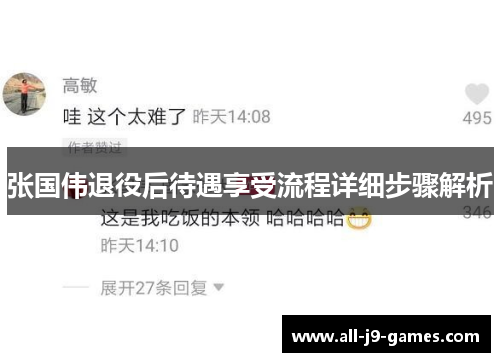 张国伟退役后待遇享受流程详细步骤解析