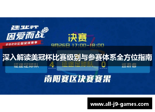 深入解读美冠杯比赛级别与参赛体系全方位指南 深入解读美冠杯比赛级别与参赛体系全方位指南