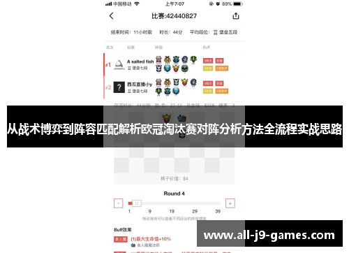 从战术博弈到阵容匹配解析欧冠淘汰赛对阵分析方法全流程实战思路