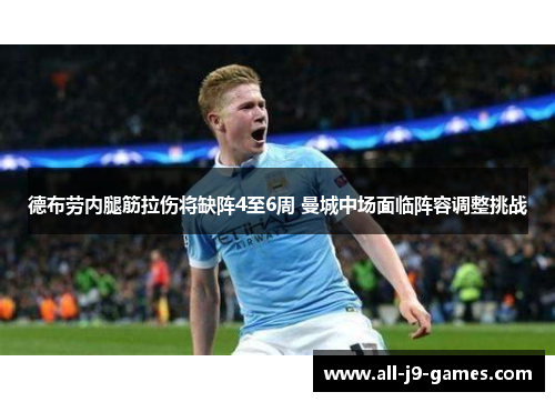 德布劳内腿筋拉伤将缺阵4至6周 曼城中场面临阵容调整挑战 德布劳内腿筋拉伤将缺阵4至6周 曼城中场面临阵容调整挑战